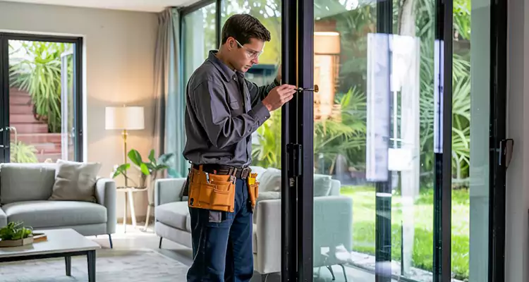 Sliding Door Jamb Lock Repair in Oakland Park, FL