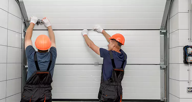 Garage Door Bottom Panel Repair in Oakland Park, FL