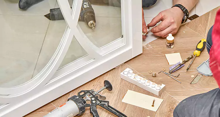Interior Patio Door Casing Repair in Oakland Park, FL